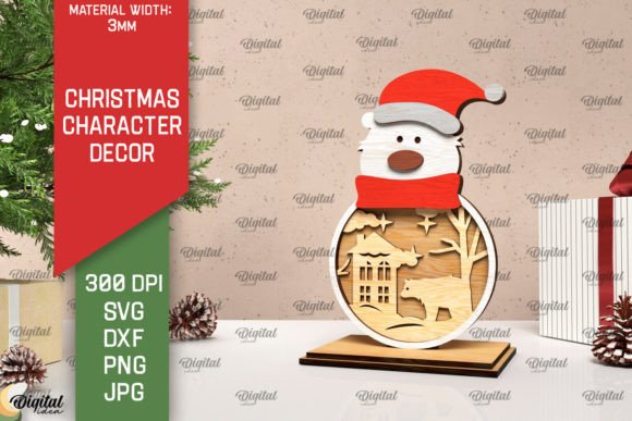 3D Christmas Polar Bear Decor Laser Cut: A Modern Twist on Festive Creativity