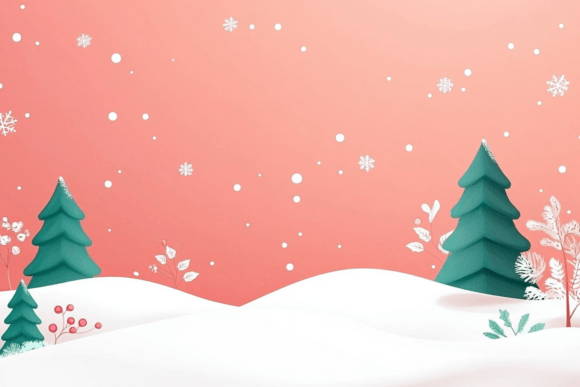 3D Rendering of Christmas Background Wit: A Versatile Visual Asset for Creative Projects