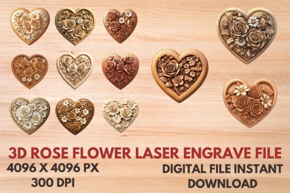3D Rose Flower Laser Engrave File: A Strategic Tool for Creative Professionals and Entrepreneurs